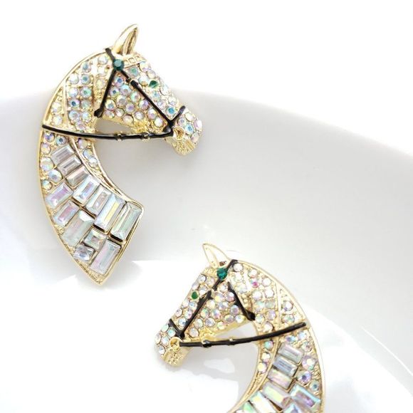 Free People Diamond Horse Earrings - Picture 3 of 9
